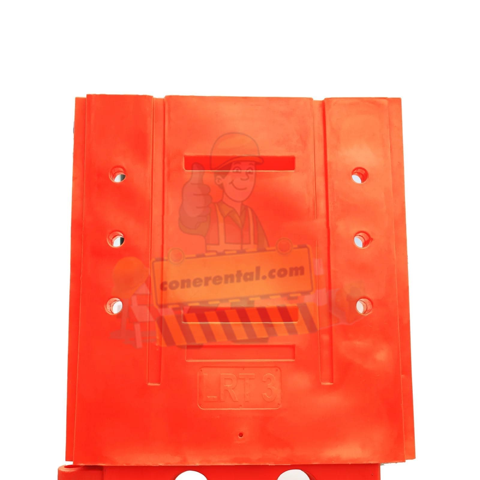 1 Meter Road Hoarding Red/White — road barrier for rent in Malaysia, Cone Rental