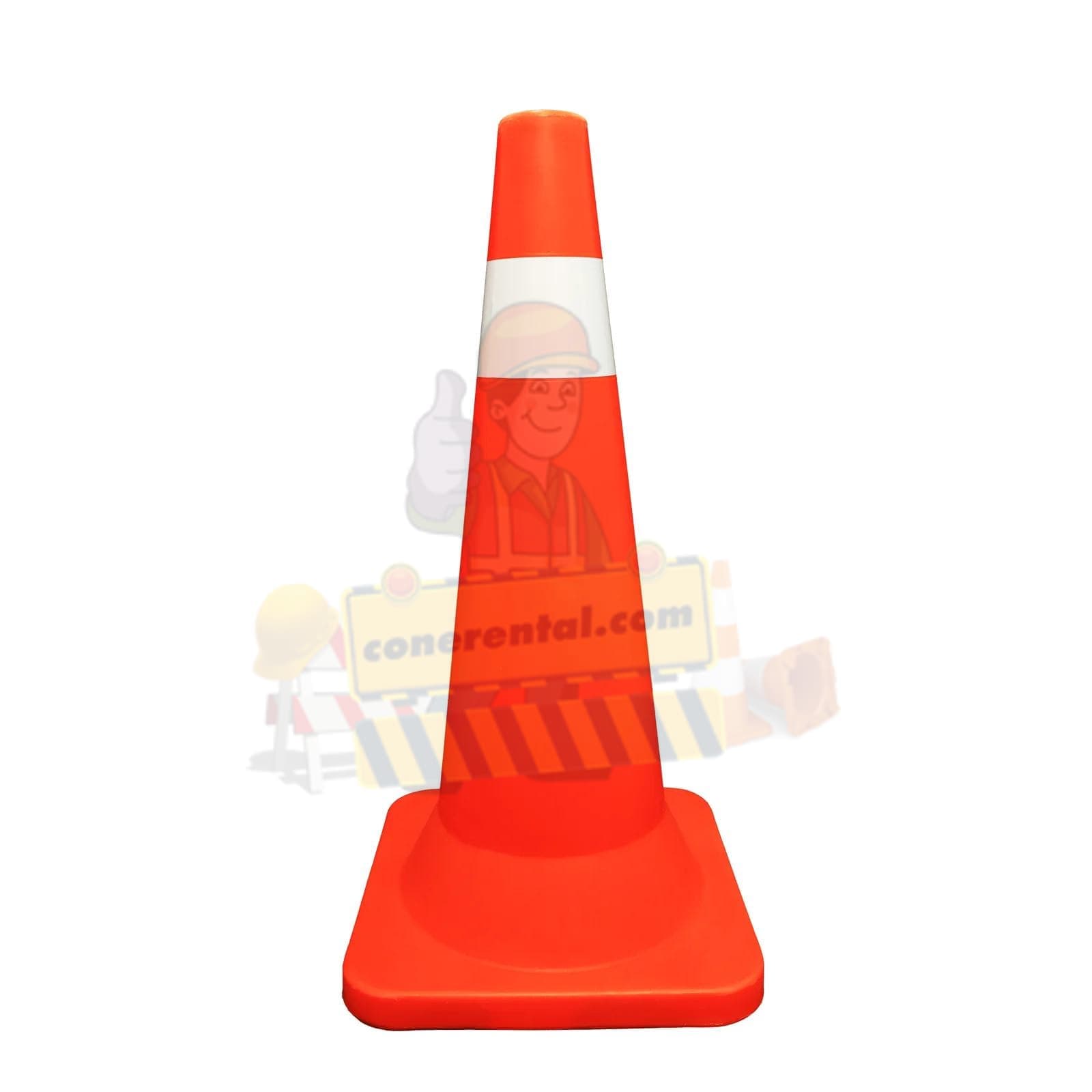 750mm PE Cone, Sand Base (3kg) — traffic cone for rent in Malaysia, Cone Rental