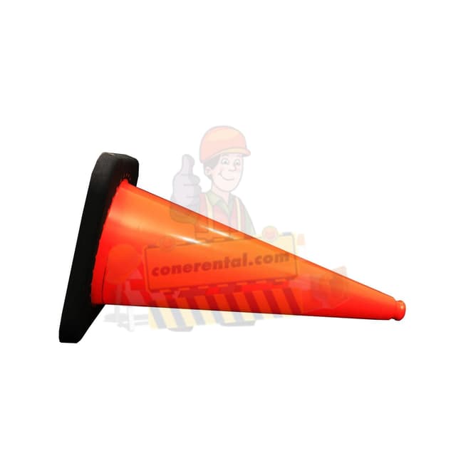 750mm PVC交通锥黑色底座3.2kg — 马来西亚交通锥租赁, Cone Rental