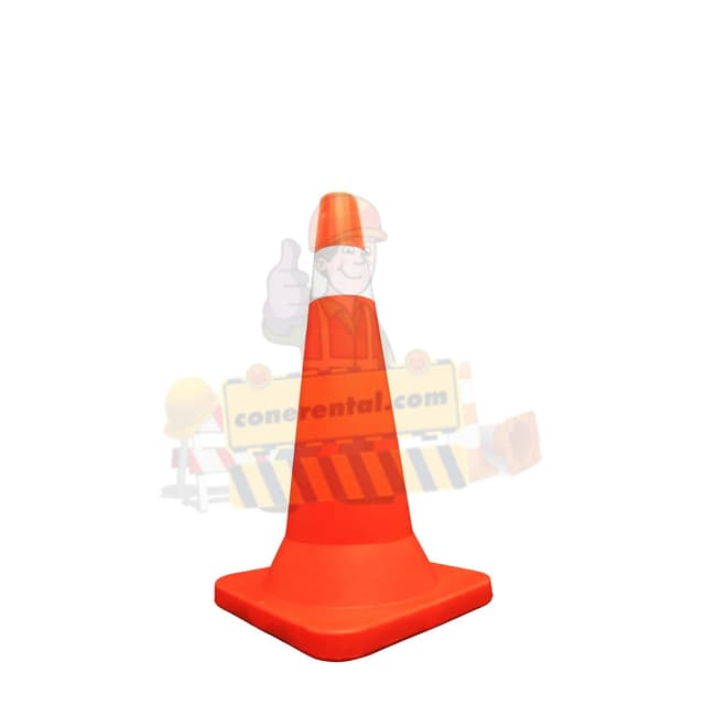 750mm PVC交通锥黑色底座3.2kg — 马来西亚交通锥租赁, Cone Rental